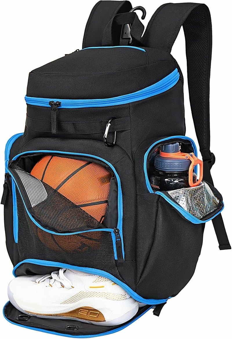 LARIPOP Basketball Backpack Large Sports Bag, Gym Bag with Ball Compartment and Shoe Compartment to Store Sports Shoes Water Bottles Laptops and Daily Necessities, Widely Used in Basketball, Soccer - Image 1
